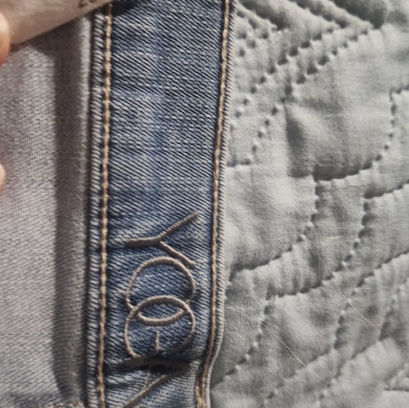 Yoga jeans knee length denim skirt - Picture 5 of 6